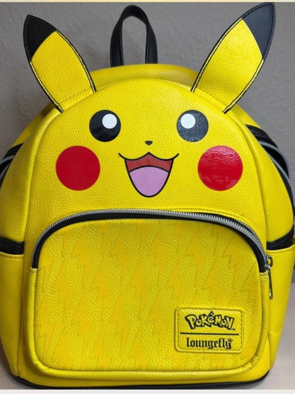 Loungefly Pikachu Yellow Kids Mini Backpack with Ear Details